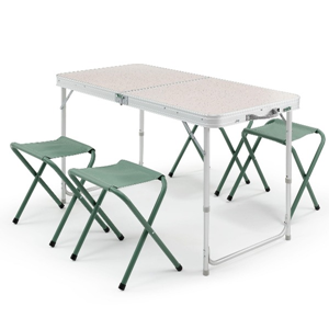 Kampeer tafel met 4 stoelen